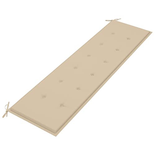 WIFESE Gartenbank-Auflage Beige 180x50x3 cm Sitzkissen Bank Bankauflage Kissen Outdoor Bierbankauflagen Sitzpolster Bank Sitzauflagen FüR BäNke Bankkissen Eckbank Auflagen von WIFESE