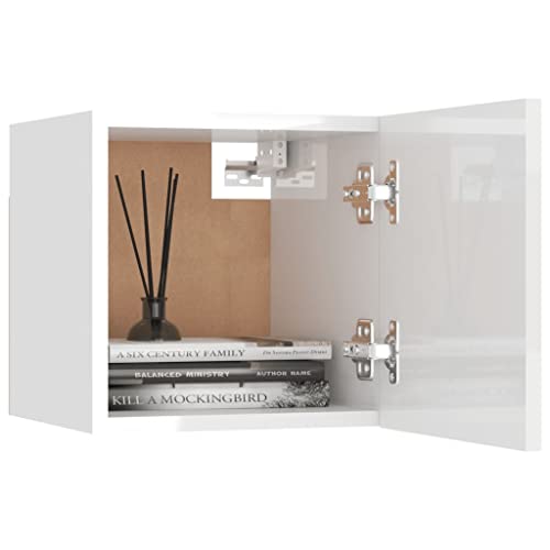 WIFESE Nachttische 30,5x30x30 cm Nachttisch Hängend NachtkäStchen Nachtkommode Wandregal mit Integrierter Schublade Nachttisch Hochglanz Weiß Schubladenbox Holz Bedside Table Kommode Holzwerkstoff WIFESE Nachttische 30,5x30x30 cm Nachttisch Hängend NachtkäStchen Nachtkommode Wandregal mit Integrierter Schublade Nachttisch Hochglanz Weiß Schubladenbox Holz Bedside Table Kommode Holzwerkstoff von WIFESE