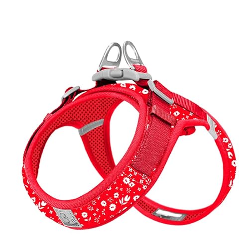 WINHYEPET Truelove Hundegeschirr Weiches Mesh Reflektierend Atmungsaktiv Step-In Hundegeschirr Easy Walk Harness mit Sicherheitsschnalle für Extra Kleine Und Kleine Hunde, Weste Geschirr TLH30131 von WINHYEPET