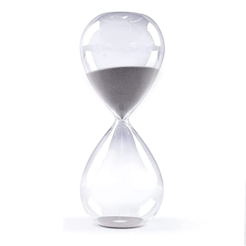 Sanduhr Sanduhr, bunt und modisch, Biloba Sanduhr inspiriert Glas 3 Minuten / 5 Minuten / 15 Minuten / 30 Minuten / 45 Minuten / 60 Minuten für Zuhause, Büro Schreibtisch Dekor von WISEPRO