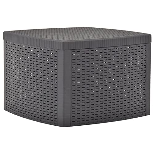 WKIEQACO Beistelltisch Mokka 54x54x36,5cm Kunststoff Outdoor Tische WKIEQACO Beistelltisch Mokka 54x54x36,5cm Kunststoff Outdoor Tische von WKIEQACO