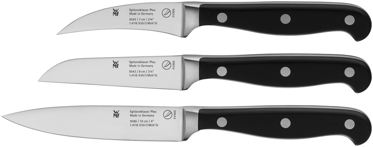 WMF Spitzenklasse Plus Obst-/Gemüsemesser Vorteils Set 3-teilig von WMF