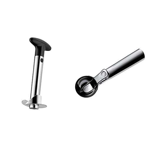 WMF Gourmet Ananasschneider, schneidet Ringe und löst das Fruchtfleisch komplett aus der Frucht & Gourmet Eisportionierer 18 cm, Eislöffel mit Auswerfer, Cromargan Edelstahl poliert WMF Gourmet Ananasschneider, schneidet Ringe und löst das Fruchtfleisch komplett aus der Frucht & Gourmet Eisportionierer 18 cm, Eislöffel mit Auswerfer, Cromargan Edelstahl poliert von WMF