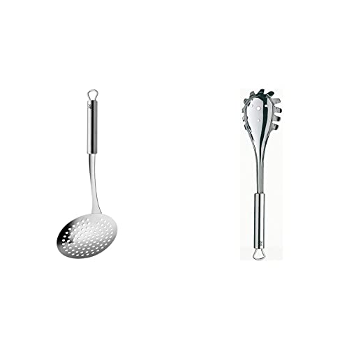 WMF Profi Plus Schaumlöffel Edelstahl 30 cm, Schaumkelle, Cromargan Teilmattiert, Spülmaschinengeeignet & Spaghettilöffel 32 cm WMF Profi Plus Schaumlöffel Edelstahl 30 cm, Schaumkelle, Cromargan Teilmattiert, Spülmaschinengeeignet & Spaghettilöffel 32 cm von WMF