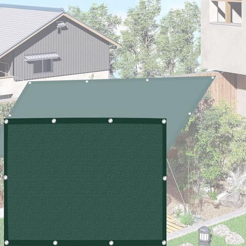 Gartenmasche Sonnenschutznetz, Schattentuch UV-beständiges Netz, Schattiernetz Schatten Sonnensegel für Gewächshaus Garten Balkon Pool und Terrasse 1x1m-10x15m(Size:1x10m(3x33 ft)) von WNANCH