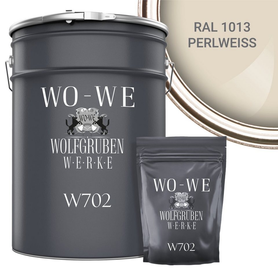 WO-WE Bodenversiegelung 2K Garagenfarbe Bodenbeschichtung W702, 2,5-20Kg, Seidenglänzend, Epoxidharz von WO-WE