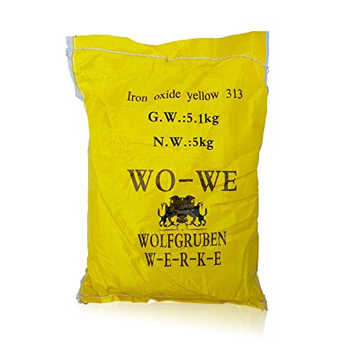 WO-WE Eisenoxid Pulver Pigmentpulver für Betonfarbe Lehm Keramik W120 Gelb - 500g WO-WE Eisenoxid Pulver Pigmentpulver für Betonfarbe Lehm Keramik W120 Gelb - 500g von WO-WE
