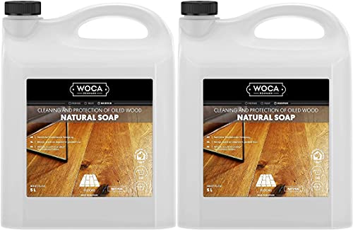 Woca Spar-Set 2x Bodenseife natur 5 Liter für die tägliche Reinigung von WOCA