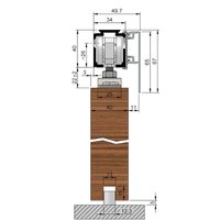 Woelm - helm mk 140 Abdeckkappenpaar 49,5x65mm, eins. Blende, ER-Eff. für Holz von WOELM