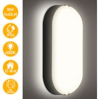 15W led Feuchtraumleuchte Deckenleuchten Wannenleucht Ovalleuchte pc+pbt Badlampe Lamp - Vingo von VINGO