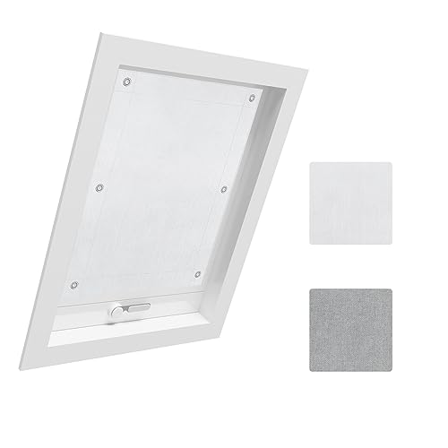 WOLTU Thermo Dachfenster Rollo ohne Bohren Sonnenschutz Verdunkelungsrollo mit Saugnäpfen, Thermorollo Hitzeschutz für Velux- und Roto-Fenster M04 / 304, Weiß 60x73 cm WOLTU Thermo Dachfenster Rollo ohne Bohren Sonnenschutz Verdunkelungsrollo mit Saugnäpfen, Thermorollo Hitzeschutz für Velux- und Roto-Fenster M04 / 304, Weiß 60x73 cm von WOLTU