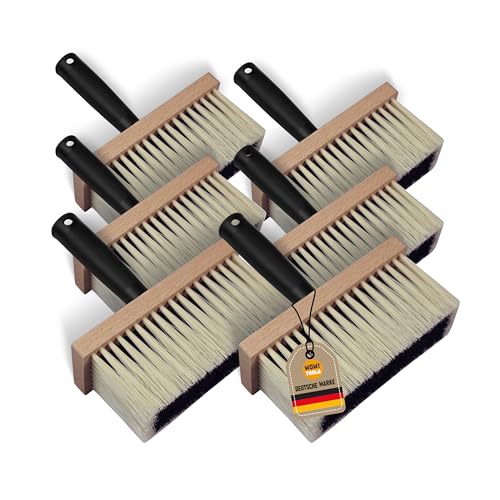 4X WOW!TOOLS Universal-Deckenbürste, Kleisterbürste, robuste Kunststoffborsten, 170 x 70 mm, mit Holzkörper und Kunststoffgriff - Tapezierbürste - Quaste 4X WOW!TOOLS Universal-Deckenbürste, Kleisterbürste, robuste Kunststoffborsten, 170 x 70 mm, mit Holzkörper und Kunststoffgriff - Tapezierbürste - Quaste von WOW ! TOOLS