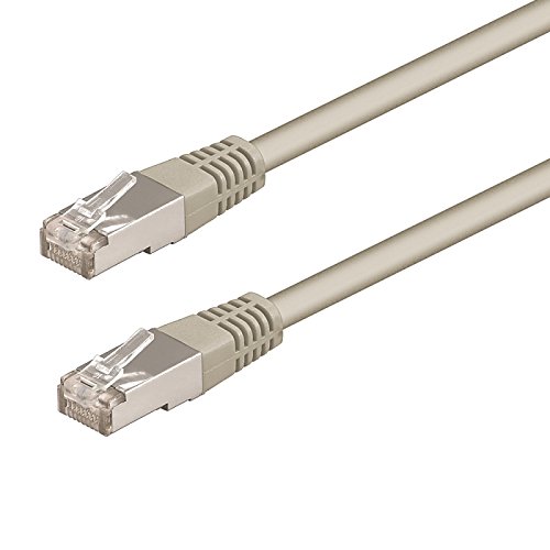 WP wpc-pat-5 F010 Netzwerk-Kabel – Netzwerk-Kabel (CAT5e, F/UTP (FTP), RJ-45, RJ-45, männlich/männlich, grau) von WP