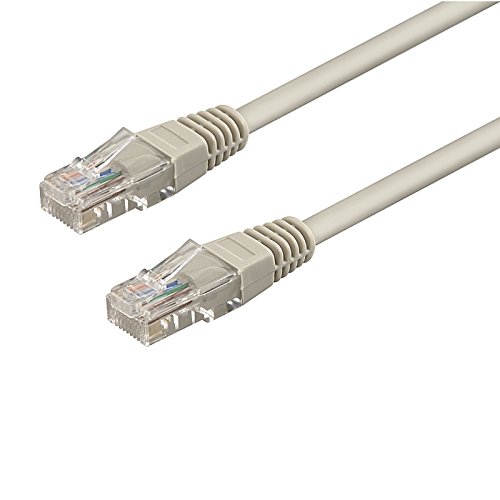 WP wpc-pat-5u030 Networking Kabel – Netzwerk-Kabel (CAT5e, U/UTP (UTP), RJ-45, RJ-45, männlich/männlich, grau) von WP