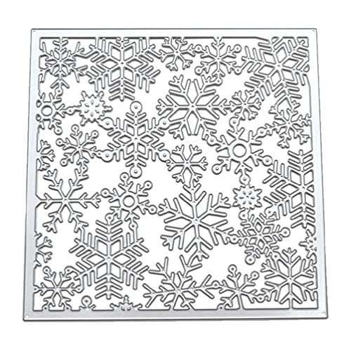 Weihnachten Schneeflocken Metall Stanzformen Schablone DIY Scrapbooking Album Papier Karte Vorlage Form Prägung Handwerk Dekoration Metall Stanzformen für Scrapbooking von WUURAA