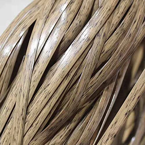 WWQQ Kunststoffgeflechttes Rattan-Reparaturmaterial für Gartenmöbel,8MM*65M langlebiges Korbgeflecht, Sitzbank, Tisch, Reparatur-Set (Farbverlauf) (Color : D, Size : 8mm) von uyeoco