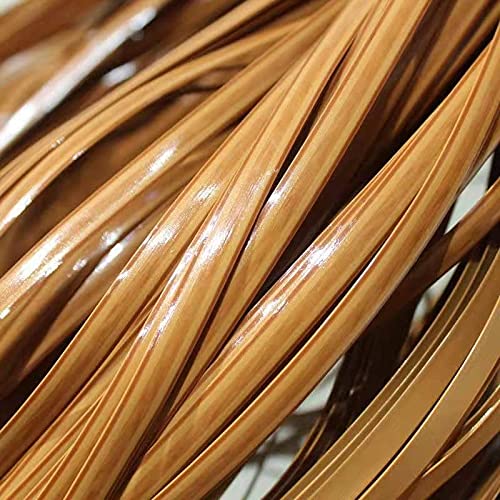 WWQQ Kunststoffgeflechttes Rattan-Reparaturmaterial für Gartenmöbel,8MM*65M langlebiges Korbgeflecht, Sitzbank, Tisch, Reparatur-Set (Farbverlauf) (Color : E, Size : 8mm) von uyeoco