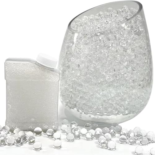 WZHHDM Wasserperlen Durchsichtig, Wasserperlen für Pflanzen in Vase, 50000 Stück Gelkugeln Transparent, für Deko Blumendekoration Hochzeit Weihnachten Garten Floating Candles Machen von WZHHDM