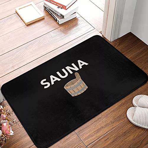 WZXKR Fußabtreter Sauna Saunagang Fußmatte Teppichmatte Teppich rutschfeste Bodendekoration Bad Bad Küche Balkon Fußmatten Innentürmatten Waschbare Fußmatten-50x80cm von WZXKR