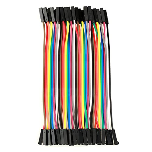 Dupont Drähte, 5 STÜCKE Draht Bunte 10 Cm Jumper Wire Kabel F2F Jumper Femmina 5 Cm Breadboard Jumper Drähte 40 Pin Draht Buchse auf Buchse Flachbandkabel von Walfront