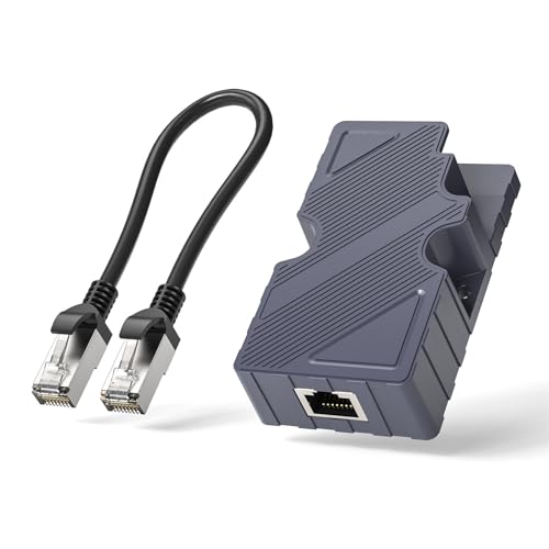 Für Starlink Dishy V2 auf RJ45-Adapter. Starlink Ethernet-Adapter-Set mit Ethernet-Kabel Für Starlink POE-Injektor 10/100/1000 Mbit/s von Walfront