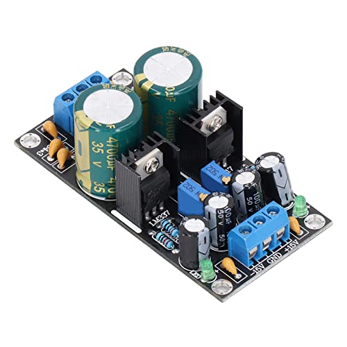 LM317 LM337 Spannungsreglermodul PCB-Leistungsreglermodul Einstellbare Stabilisierte Platine AC10-24V-Eingang für Schaltungsschutz von Walfront