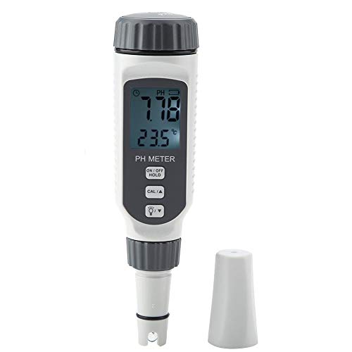 PH818 Tragbare Quick PH + Temperatur Meter, Professionelle Stift Typ PH Wasserqualität Tester Acidometer für Aquarium Pool Spa Schwimmbad, 0.00-14.00ph, ± 0,05 PH Genauigkeit, 0 ℃ bis 70 ℃ von Walfront