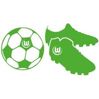 Wall-Art Wandtattoo "VfL Wolfsburg Fußballschuhe", (1 St.), selbstklebend, entfernbar von Wall-Art