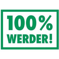 Wall-Art Wandtattoo "Werder Bremen 100%", (1 St.), selbstklebend, entfernbar von Wall-Art