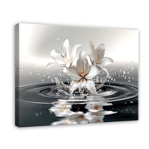 Bilder Blumen Abstrakt Magnolie Grau 60x40 cm - Modern Leinwandbild Groß Wohnzimmer Schlafzimmer Küche Büro Wandbild Wandbilder Desing Wand Bild auf Leinwand Moderne Kunstdruck Wanddeko Bilder Blumen Abstrakt Magnolie Grau 60x40 cm - Modern Leinwandbild Groß Wohnzimmer Schlafzimmer Küche Büro Wandbild Wandbilder Desing Wand Bild auf Leinwand Moderne Kunstdruck Wanddeko von WallArena