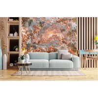 Renaissance Kunst, Tapete | Schälen Und Aufkleben Decke Wallpaper Wandbild Art Deco Renaissance, Freskokunst von WallArtLA