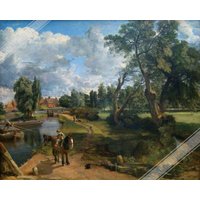 Flatford Mill Poster, John Constable Print Uk, Eu Usa Inlandsversand von WallArtPrints4uUSA