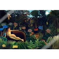 Henri Rousseau Print The Dream Poster Surprised 1910 Uk, Eu Usa Inlandsversand von WallArtPrints4uUSA