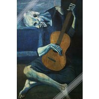 Picasso Poster, Der Alte Gitarrist - Druck, Pablo 1904 Uk, Eu Usa Inlandsversand von WallArtPrints4uUSA