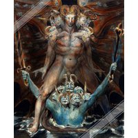 William Blake Poster, Der Große Rote Drache Und Das Biest Vom Meer Uk, Eu Usa Inlandsversand von WallArtPrints4uUSA