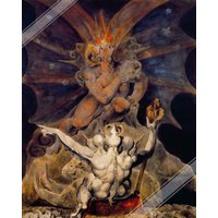 William Blake Poster, The Number Of Beast Is 666, End Times Poster Uk, Eu Usa Domestic Shipping von WallArtPrints4uUSA