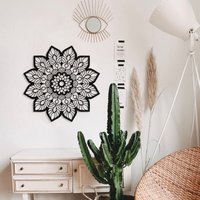 Große Mandala-Wandkunst, Seehaus-Dekoration, Yoga-Wandkunst, Zen-Dekor, Metallwandkunst, Boho-Wanddekoration, Outdoor-Wandkunst, Wandbehang von WalladoraHomeDecor