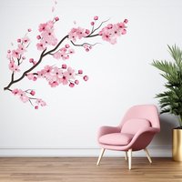 Kirschblüten Wandtattoo | Wandkunst Wandbild Kirschblütenbaum Du029 von WallifyDesigns