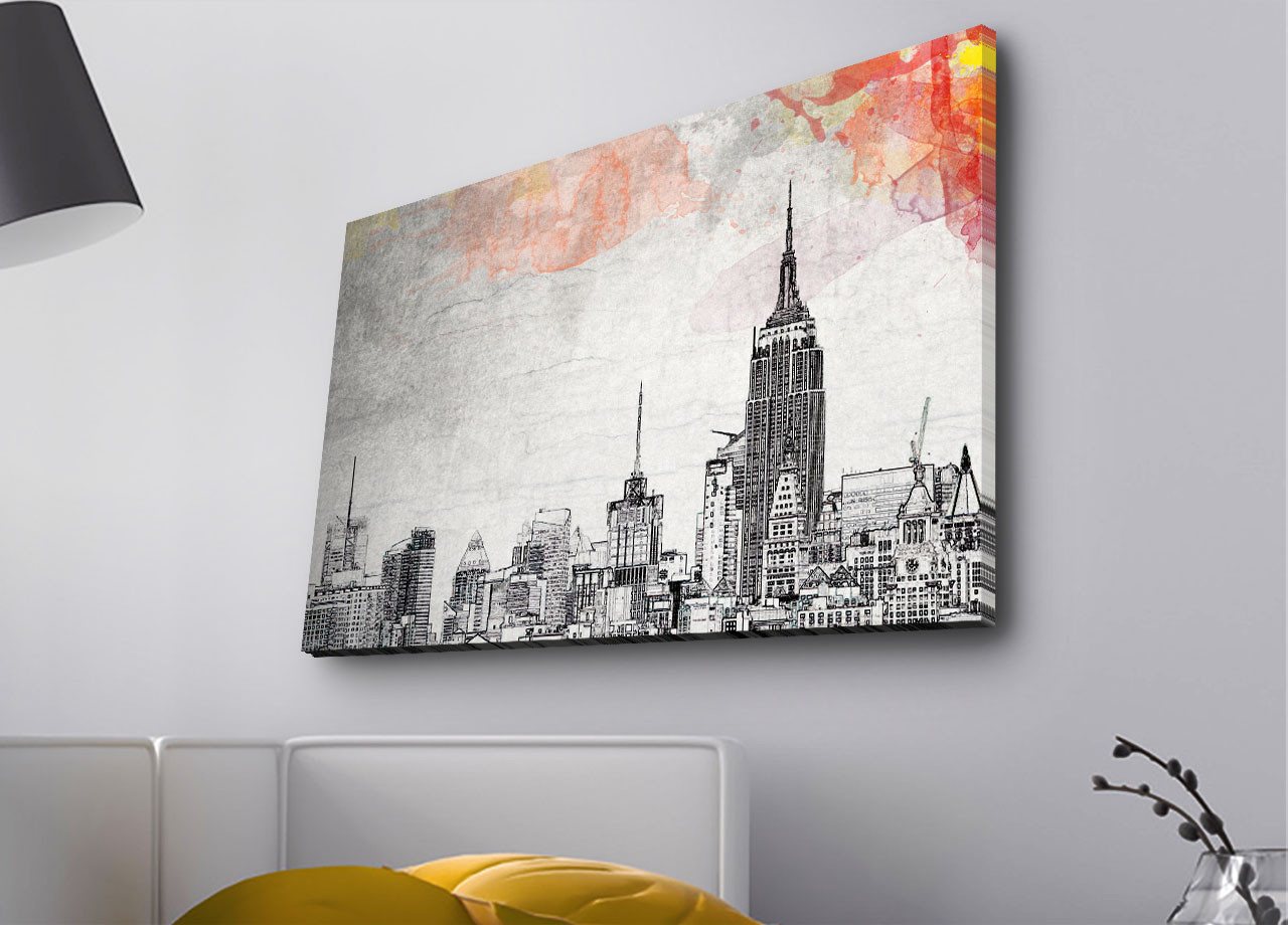 Wallity Leinwandbild LED4412 45 x 70 cm von Wallity