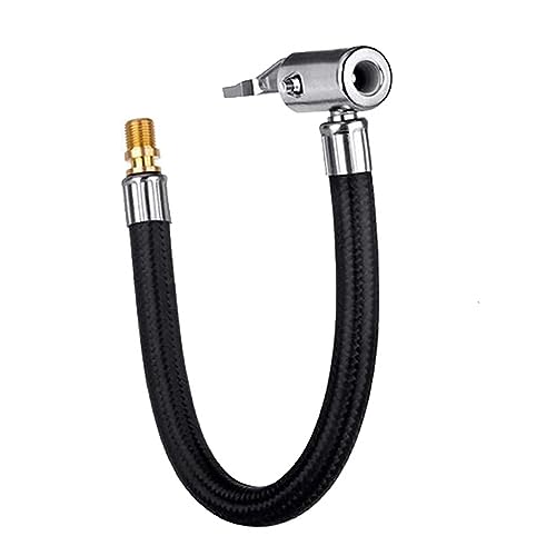 Wambere 80 cm Auto Inflator Schlauch Reifenfüller Schlauchadapter Auto Inflator Pumpe Schlauch Ventilverlängerung Tire Kompressor Schlauch für Auto Motorrad Fahrrad,Nicht Erschöpfen von Wambere