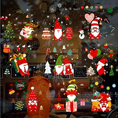 WandSticker4U®- XXL wiederverwendbar Fensterbilder Weihnachten Kinder 10x WEIHNACHTSWICHTEL selbstklebend I Weihnachtsdeko Fenster Aufkleber Fenstersticker Winter Kinderzimmer GROß von WandSticker4U