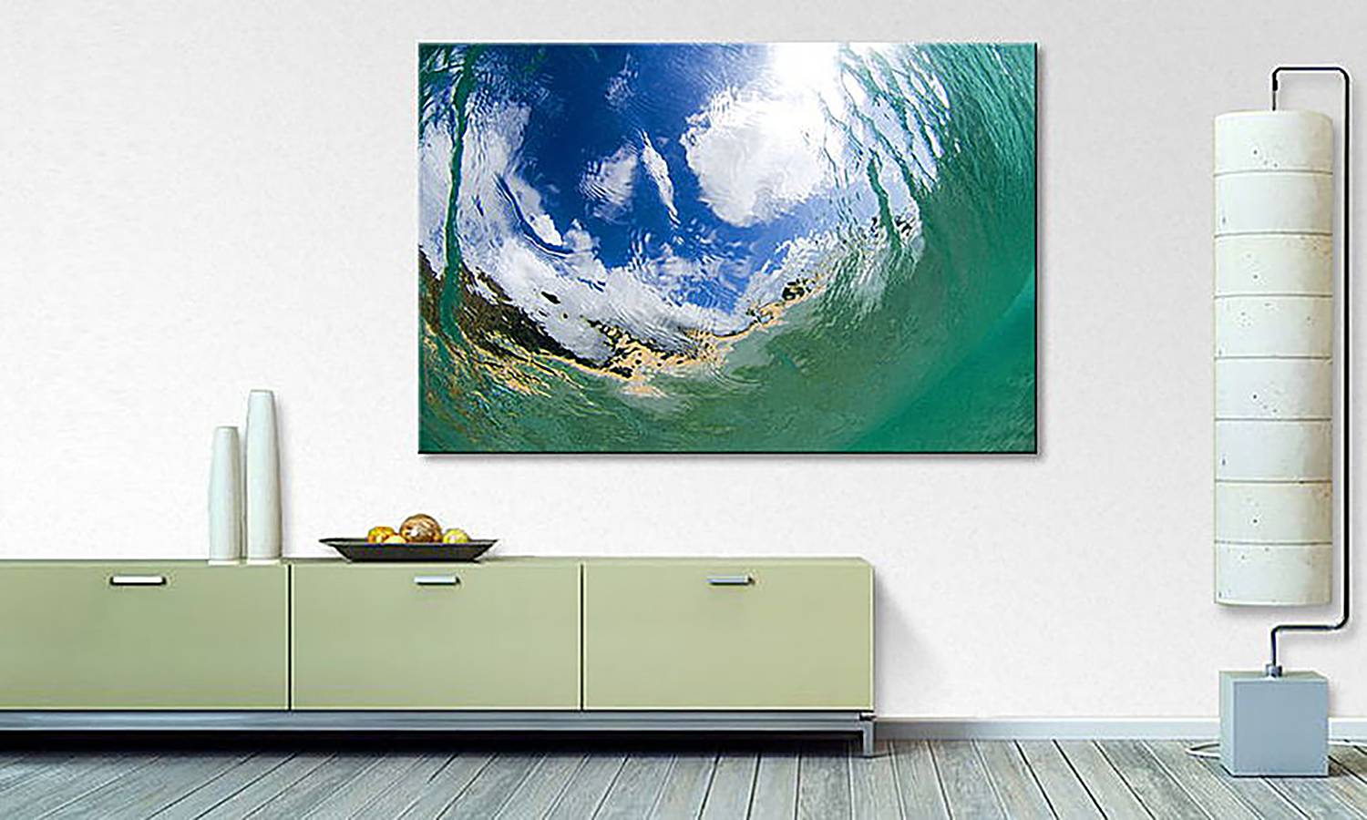 Leinwandbild Underwater Sky von WandbilderXXL
