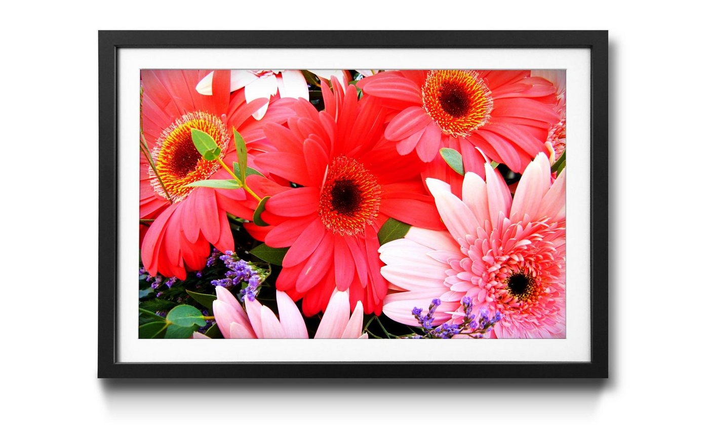WandbilderXXL Bild mit Rahmen Flowery Scent, Blumen, Wandbild, in 4 Größen erhältlich von WandbilderXXL