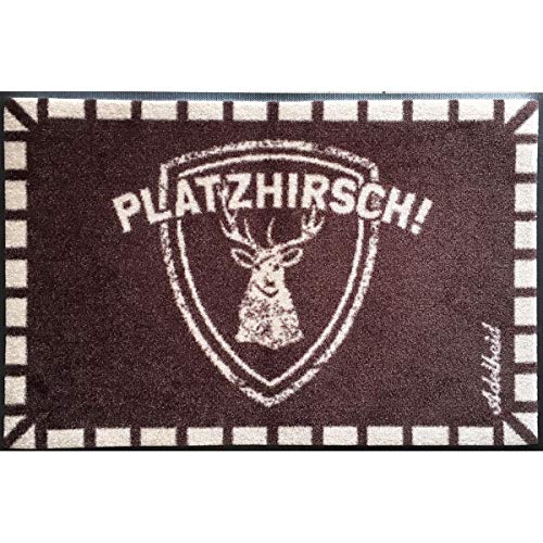 Platzhirsch - waschbare Fussmatte von Wash+Dry