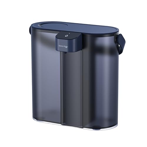 Waterdrop Eletric Wasserfilter Krug für Kühlschrank mit 3 Monate Filter, Countertop Wasserfilter System, Reduziert Chlor, Blei, Quecksilber, PFAS,PFOA/PFOS Reduzieren, 757 Liter, Blau von Waterdrop