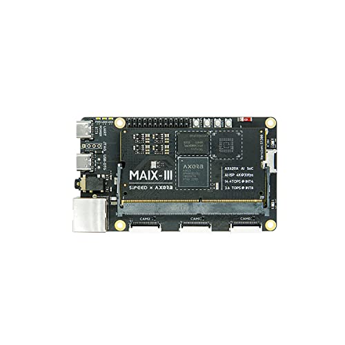 Sipeed MAIX-III AXera-Pi Linux AI Development Board Basierend auf AX620A Soc mit Quad-Core Cortex A7 CPU 3.6TOPs NPU 2 GB LPDDR4X RAM für AI Edge Computing/Vision Face Detection Support Debian11 Linux von WayPonDEV