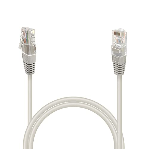 Waytex 31005 RJ45 UTP Netzwerk Kabel Patchkabel, Kategorie FTP 5e 0,5 m Beige von Waytex