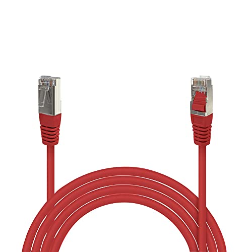 Waytex 33518 Netzwerk RJ45 CAT6 geschirmt FTP 3 m rot von Waytex