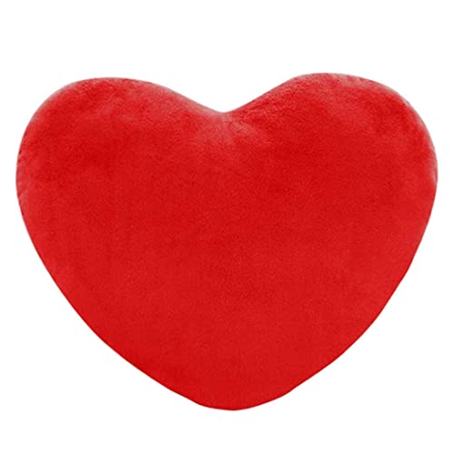 Wedhapy Herzförmiges Kissen Valentinstag Herzkissen Dekoratives Flauschiges Herzkissen Plüsch überwurfkissen Für Hochzeitssofa 15 X 20 cm von Wedhapy
