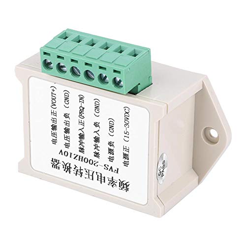 Transformationsmodul, 5 mA Ausgangsstrom, weniger Interferenz, 0-200 Hz, Frequenz-zu-Spannungsmodul mit Gehäuse für Bewegungssteuerungsgeräte(FVS-200Hz10V) von Weikeya